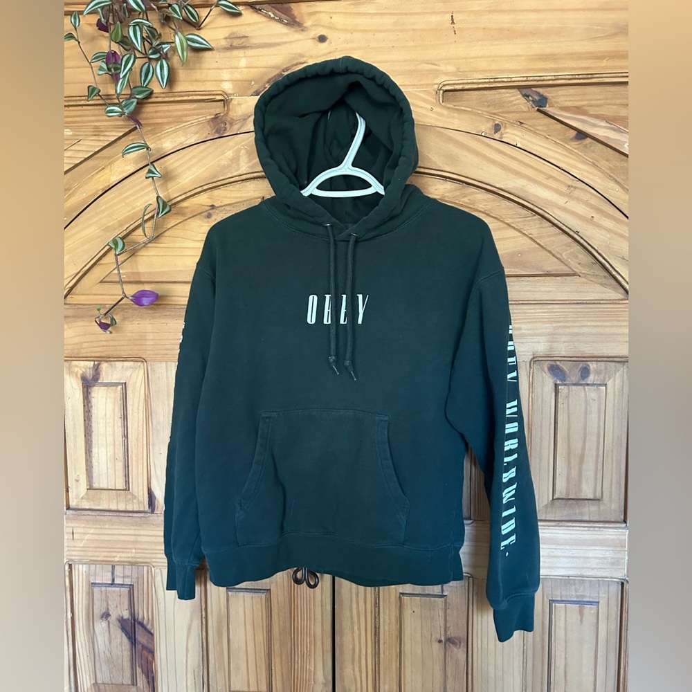 OBEY Worldwide Forest Green Hoodie